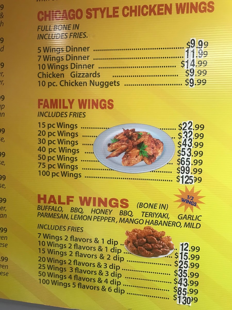 Menu Chicago Fish, Chicken & Gyros Taqueria-10