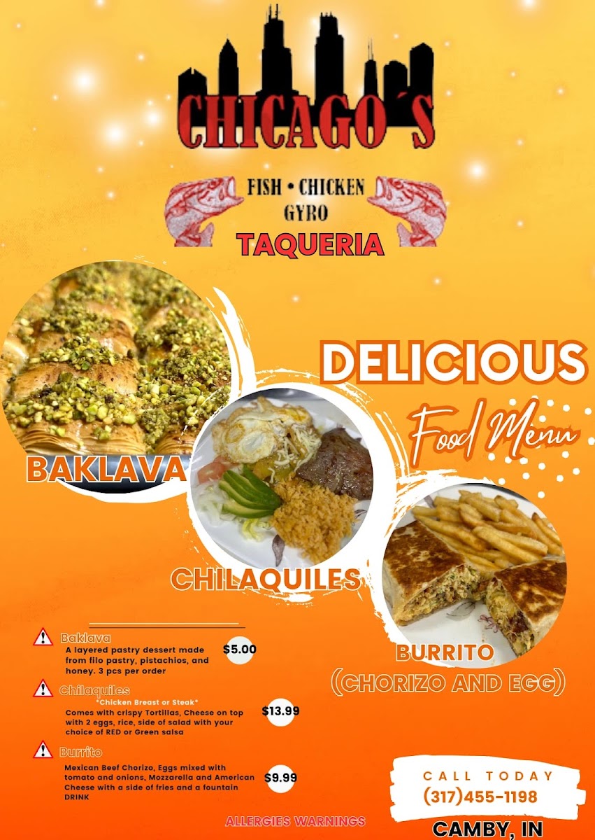 Menu Chicago Fish, Chicken & Gyros Taqueria-3