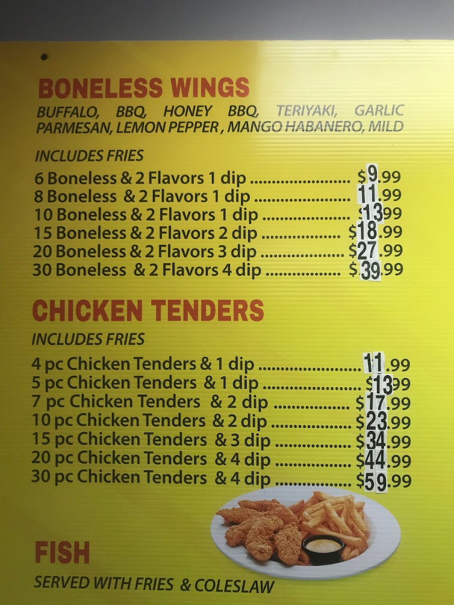 Menu Chicago Fish, Chicken & Gyros Taqueria-6