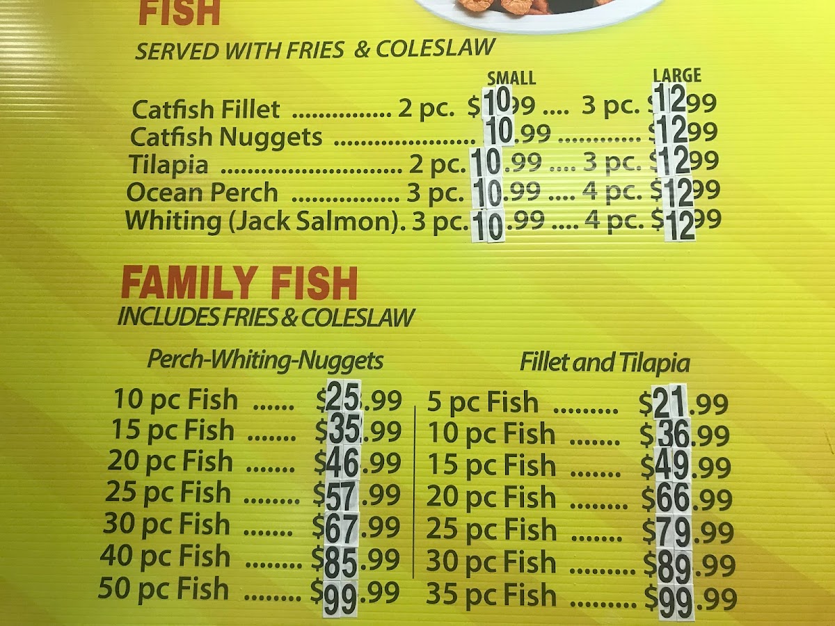 Menu Chicago Fish, Chicken & Gyros Taqueria-9